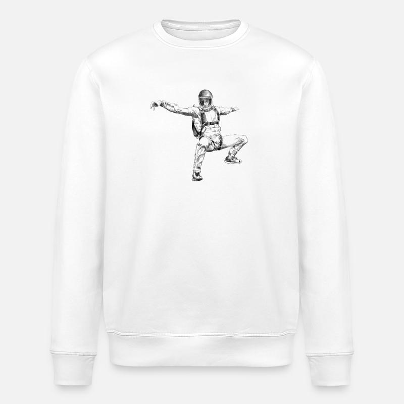 Skydiver - Stanley/Stella Unisex Bio-Sweatshirt ROLLER - Weiß