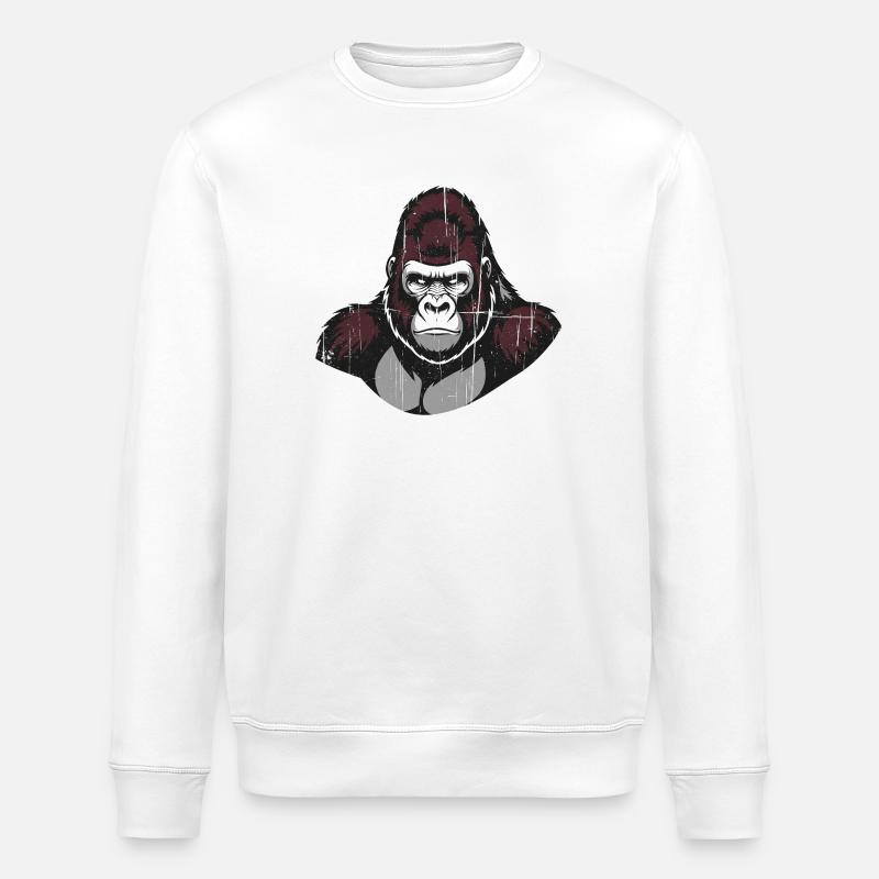 Ape - Stanley/Stella Unisex Bio-Sweatshirt ROLLER - Weiß