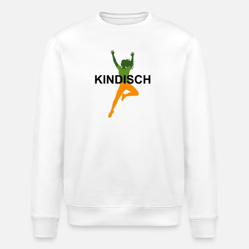 Kindisch - Stanley/Stella Unisex Bio-Sweatshirt ROLLER - Weiß