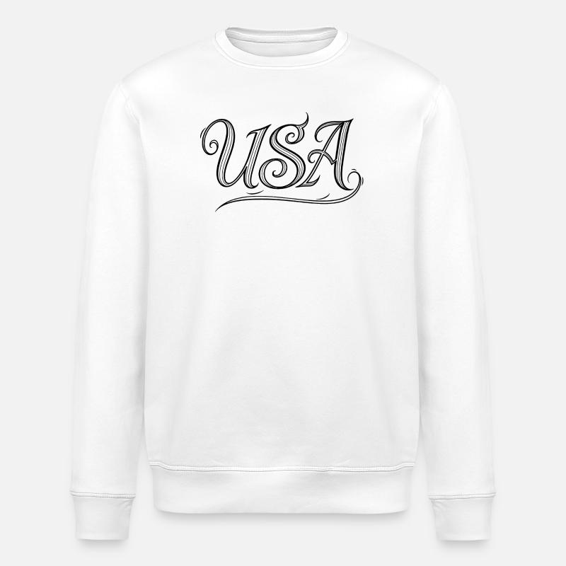 États-Unis - Sweat bio ROLLER Stanley/Stella Unisexe - blanc