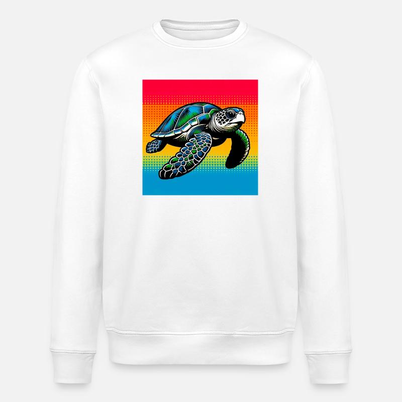 tortue - Sweat bio ROLLER Stanley/Stella Unisexe - blanc