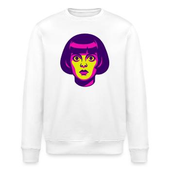 Hypno Beauty 60s - Stanley/Stella ROLLER Unisex Organic Sweatshirt - white - Front - Nik (191cm)