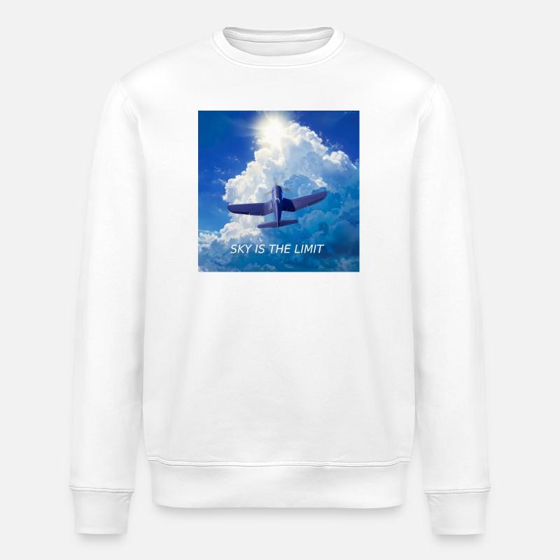 Il n’y a pas de limite - Sweat bio ROLLER Stanley/Stella Unisexe - blanc