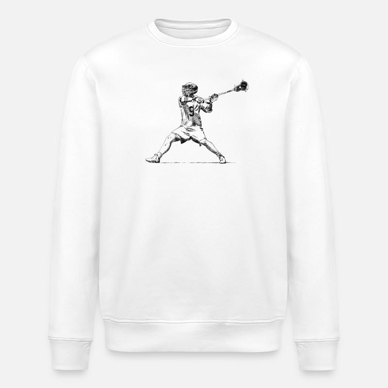 Lacrosse - Sweat bio ROLLER Stanley/Stella Unisexe - blanc