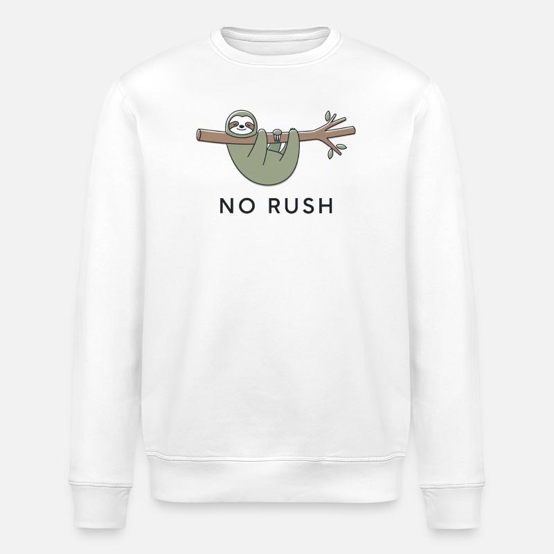 No rush - Stanley/Stella Unisex Bio-Sweatshirt ROLLER - Weiß