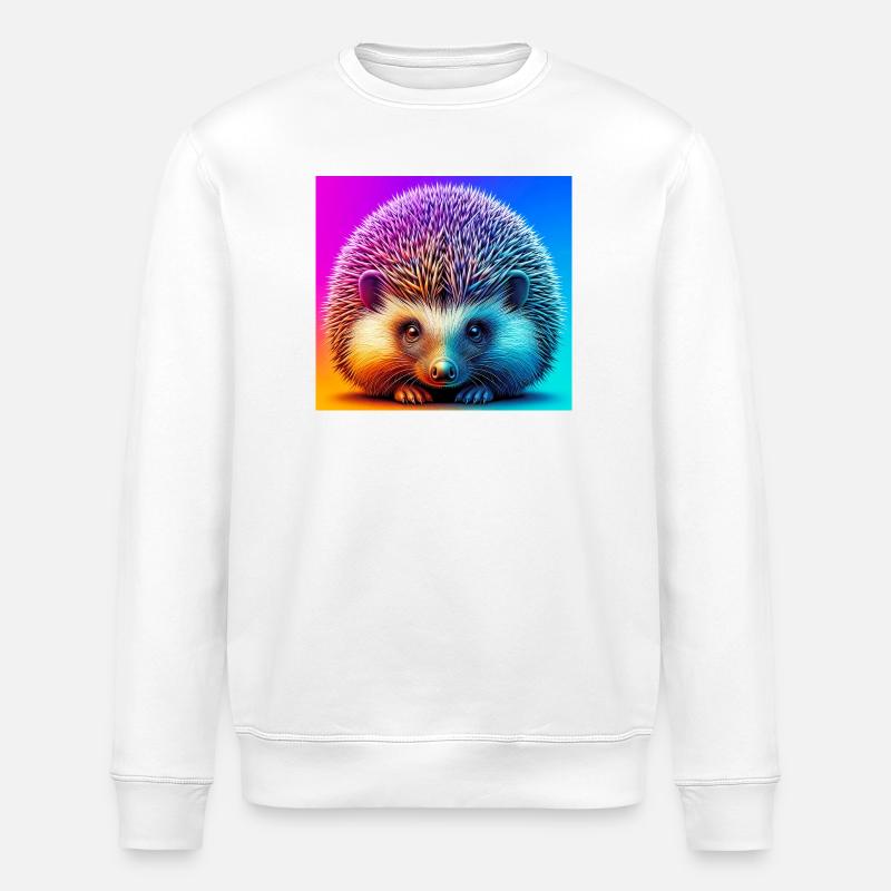 Igel - Stanley/Stella Unisex Bio-Sweatshirt ROLLER - Weiß