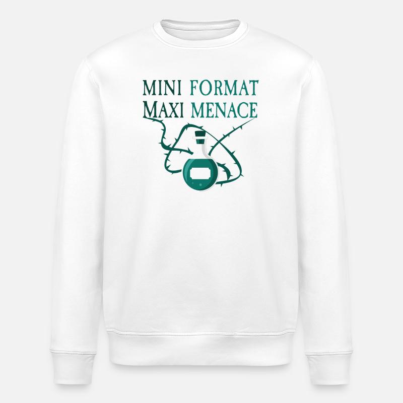 Kleinformat Maxi Menace - Stanley/Stella Unisex Bio-Sweatshirt ROLLER - Weiß