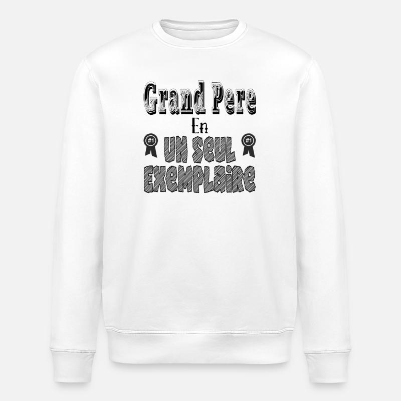 Großvater in einer einzigen Kopie - Stanley/Stella Unisex Bio-Sweatshirt ROLLER - Weiß