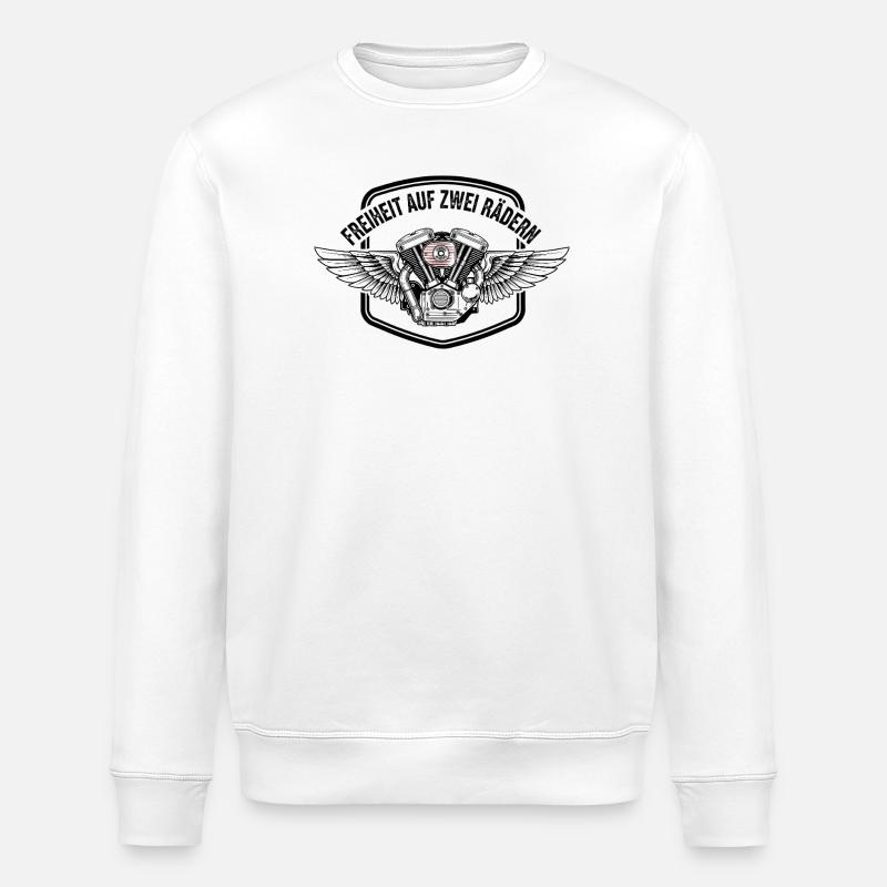 La liberté sur deux roues - Sweat bio ROLLER Stanley/Stella Unisexe - blanc
