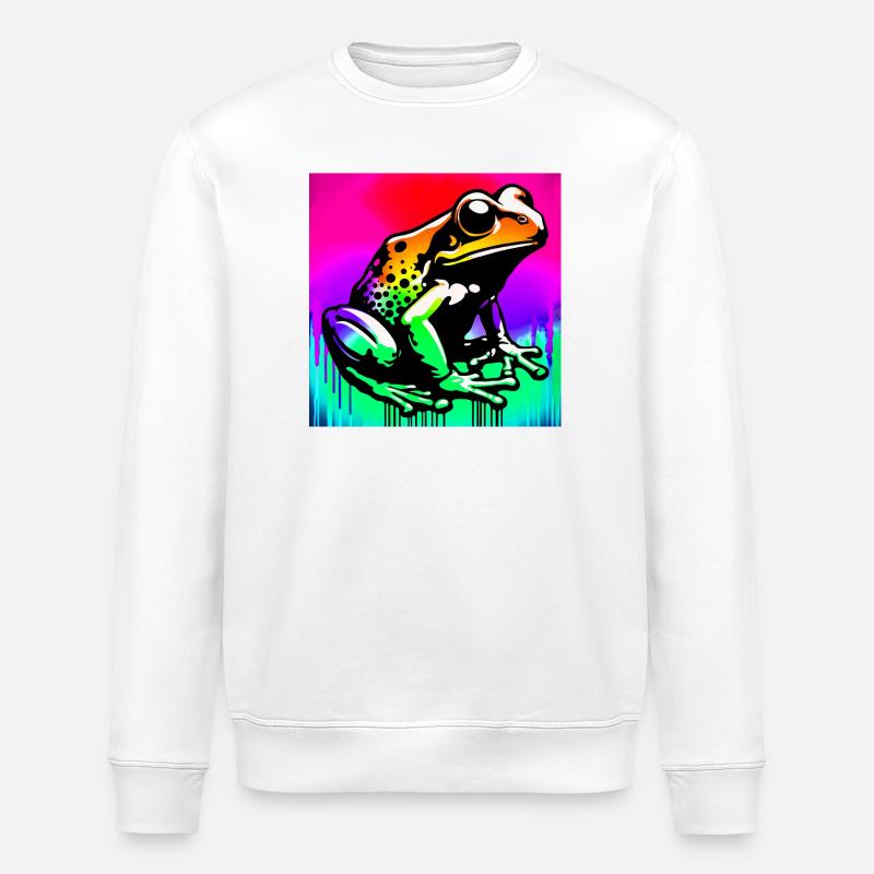 grenouille - Sweat bio ROLLER Stanley/Stella Unisexe - blanc