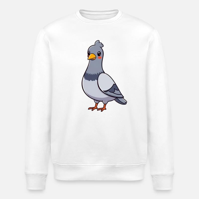 Taube - Stanley/Stella Unisex Bio-Sweatshirt ROLLER - Weiß