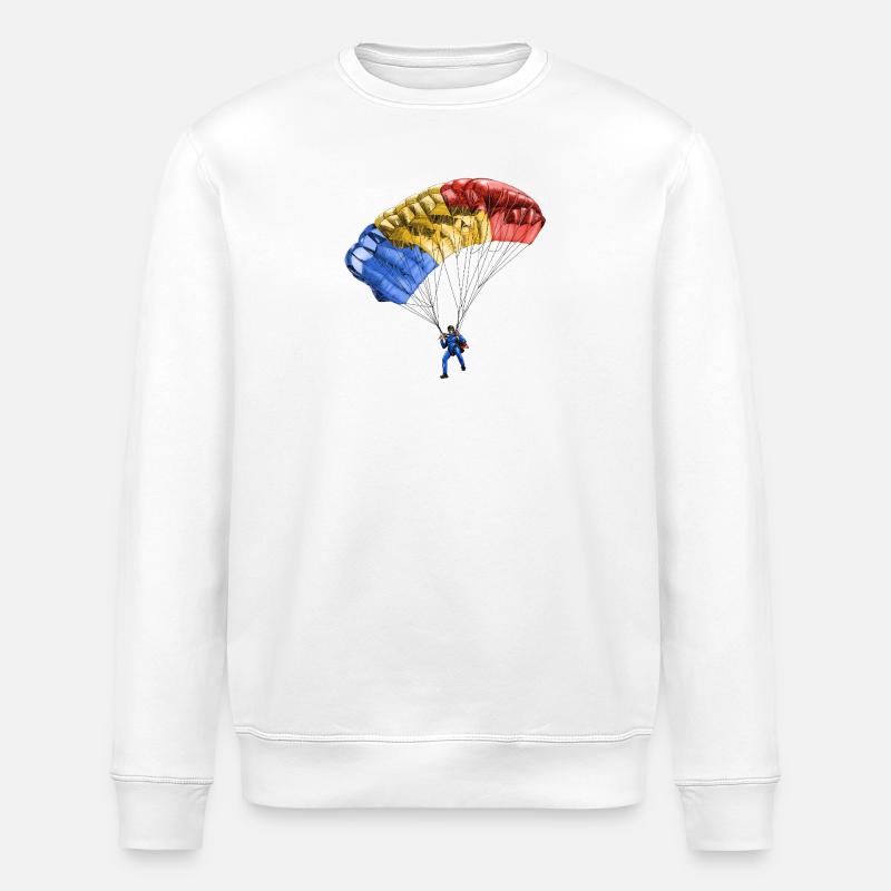Parachute - Sweat bio ROLLER Stanley/Stella Unisexe - blanc