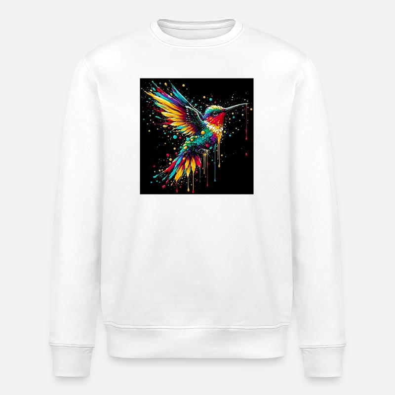 Kolibri - Stanley/Stella Unisex Bio-Sweatshirt ROLLER - Weiß
