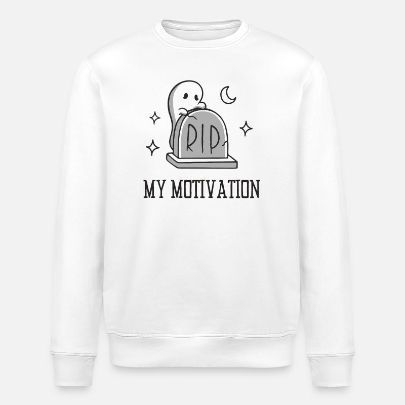 RIP Ma motivation - Sweat bio ROLLER Stanley/Stella Unisexe - blanc