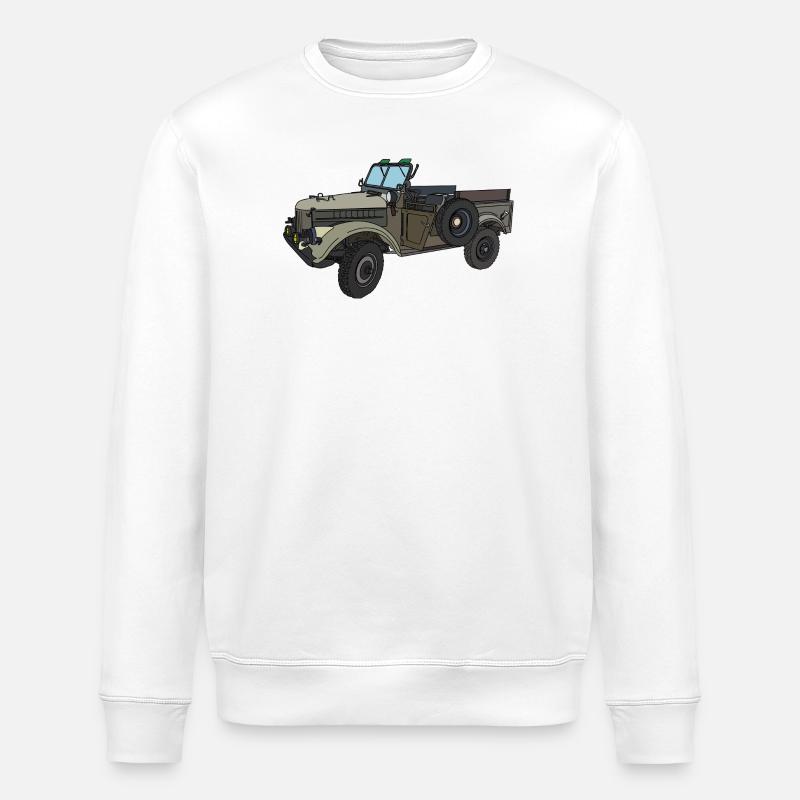 GAZ-69 - Stanley/Stella Unisex Bio-Sweatshirt ROLLER - Weiß