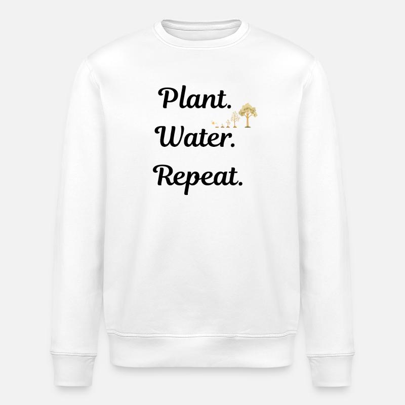 Geschenk für passionierte Gärtner - Stanley/Stella Unisex Bio-Sweatshirt ROLLER - Weiß