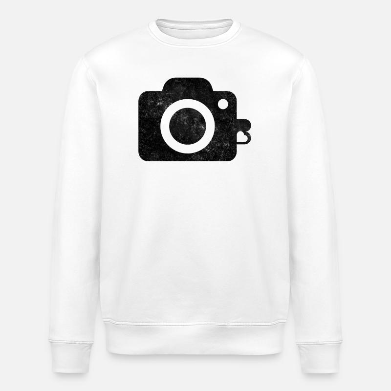 Cam logo design - Stanley/Stella Unisex Bio-Sweatshirt ROLLER - Weiß