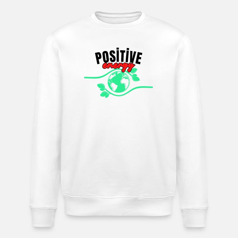 Positif - Sweat bio ROLLER Stanley/Stella Unisexe - blanc