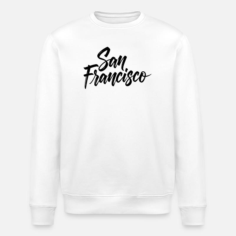 San Francisco - Stanley/Stella Unisex Bio-Sweatshirt ROLLER - Weiß
