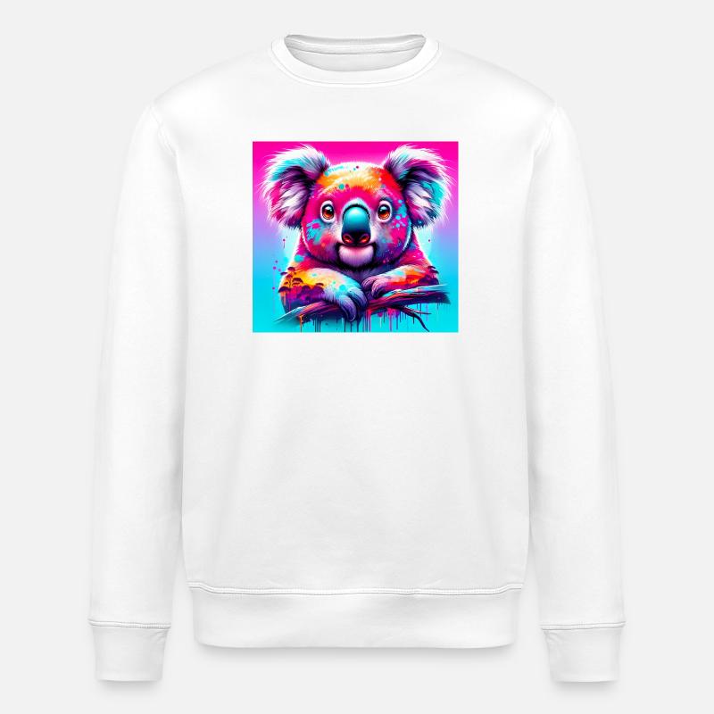 Koala - Stanley/Stella Unisex Bio-Sweatshirt ROLLER - Weiß