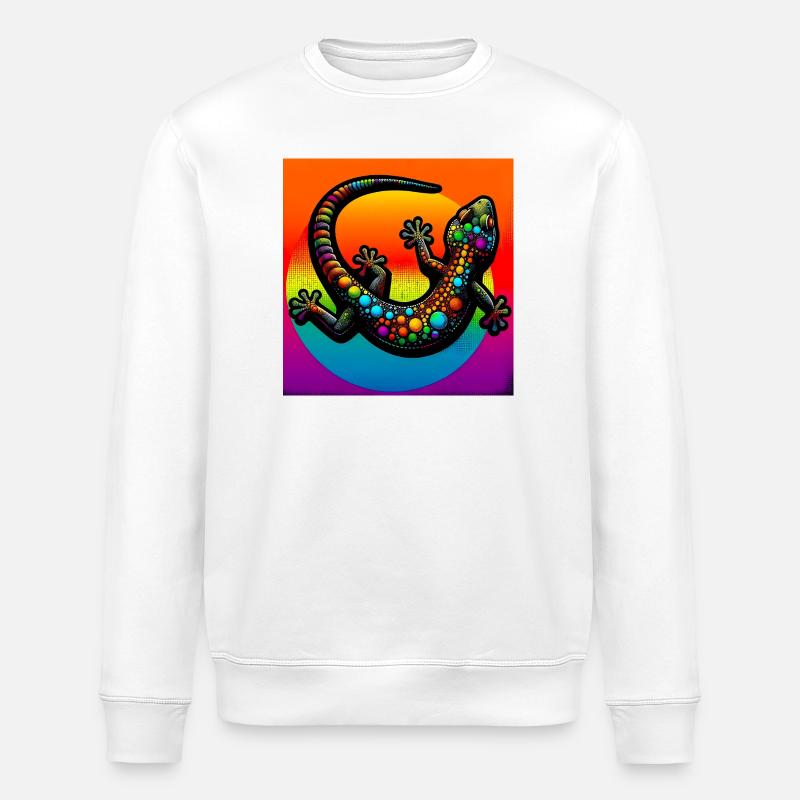 Gecko - Sweat bio ROLLER Stanley/Stella Unisexe - blanc