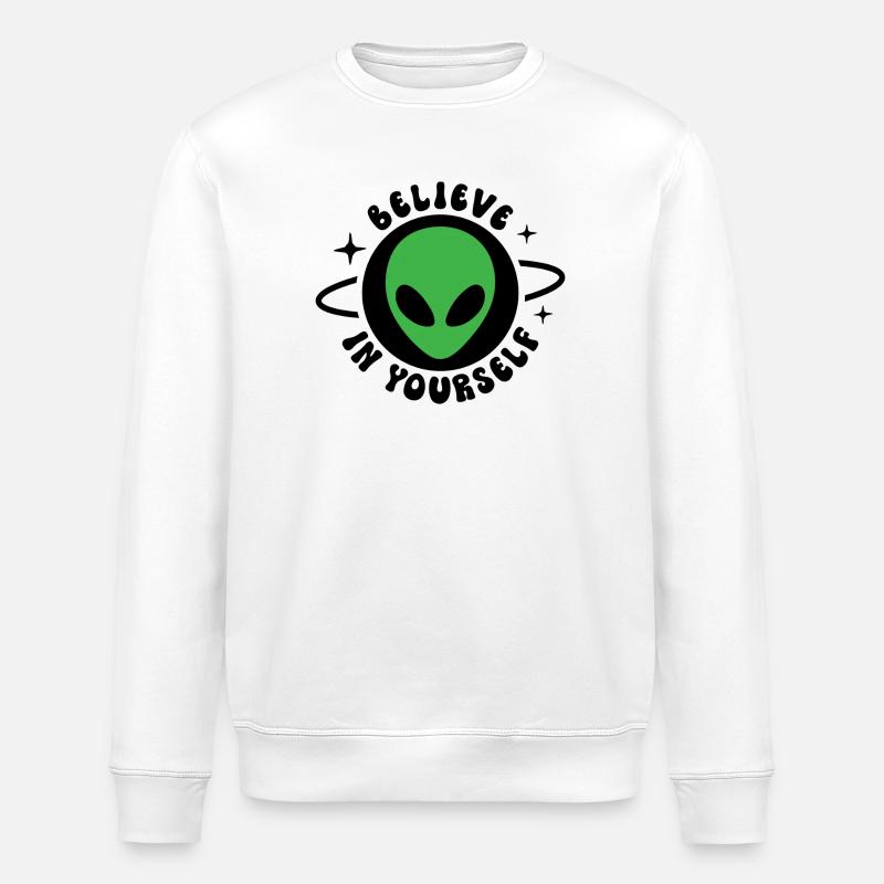 Croyez en vous - Sweat bio ROLLER Stanley/Stella Unisexe - blanc