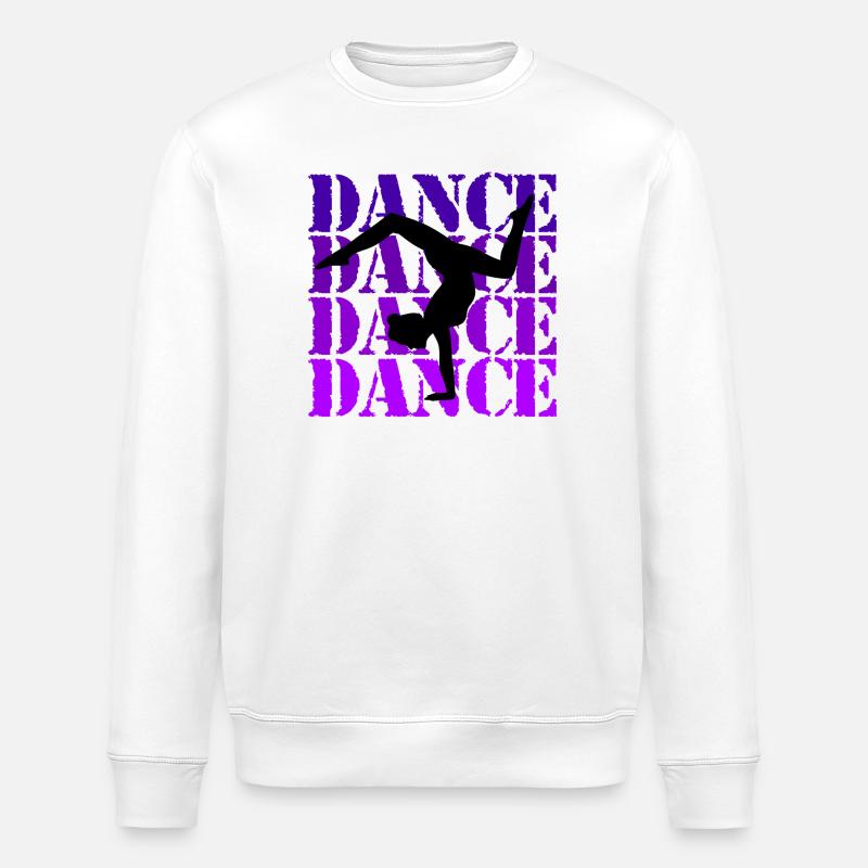 Danse en silhouette - Sweat bio ROLLER Stanley/Stella Unisexe - blanc
