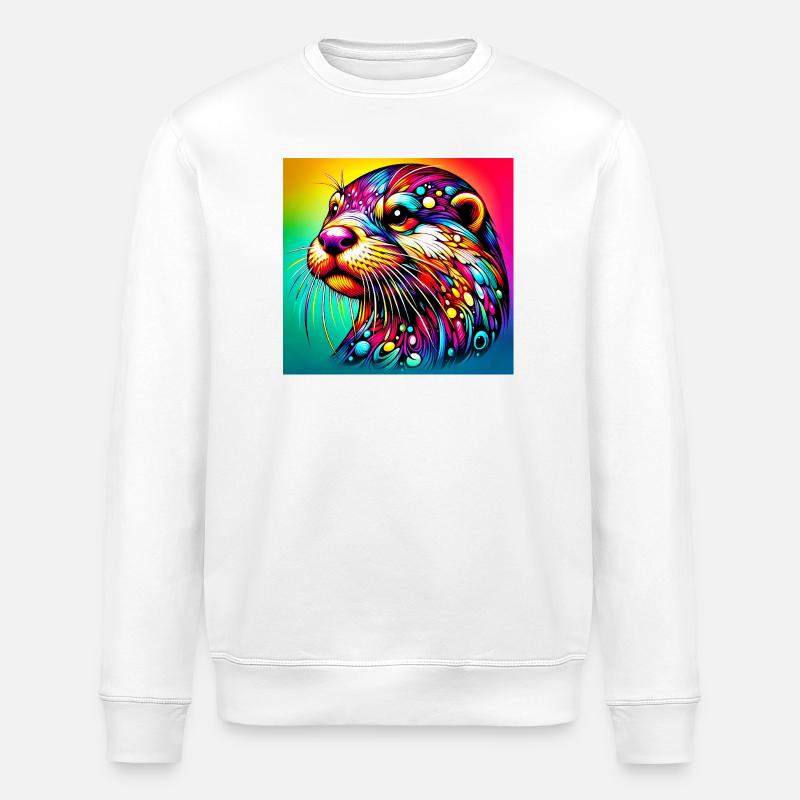 Otter - Stanley/Stella Unisex Bio-Sweatshirt ROLLER - Weiß