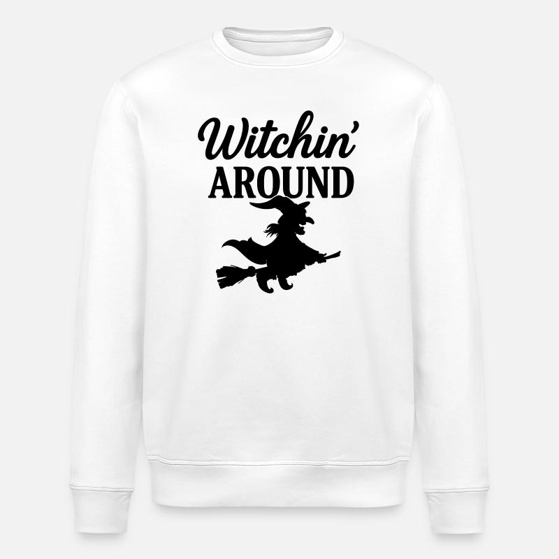 Witchin' Around - Stanley/Stella Unisex Bio-Sweatshirt ROLLER - Weiß