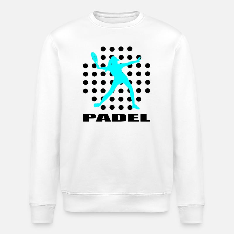Padel - Stanley/Stella Unisex Bio-Sweatshirt ROLLER - Weiß