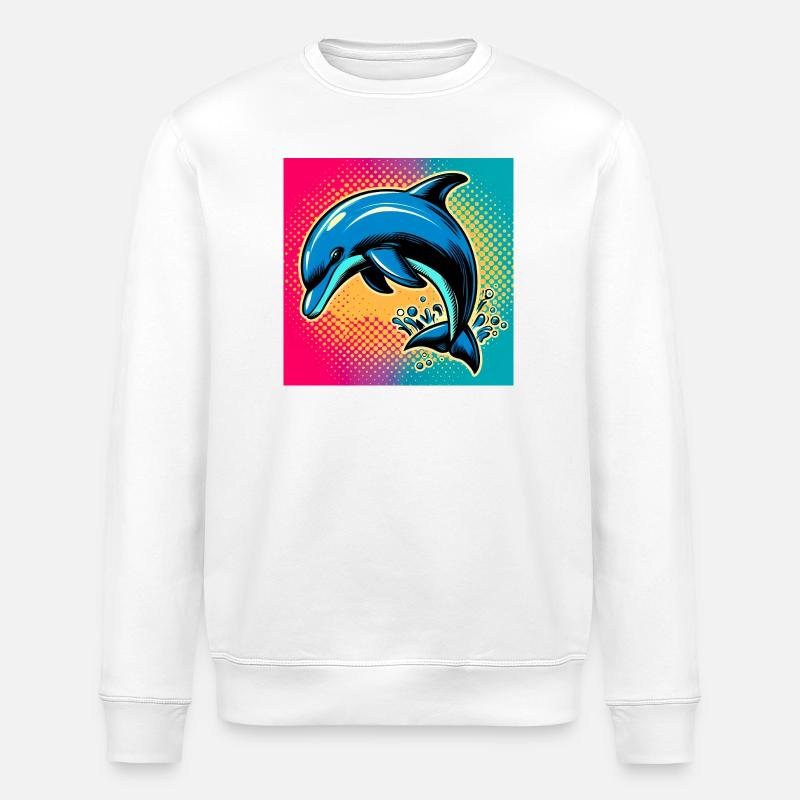dauphin - Sweat bio ROLLER Stanley/Stella Unisexe - blanc