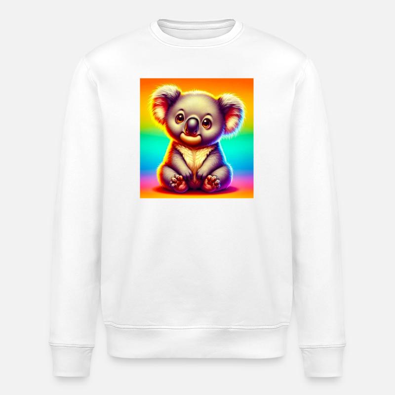 Koala - Stanley/Stella Unisex Bio-Sweatshirt ROLLER - Weiß