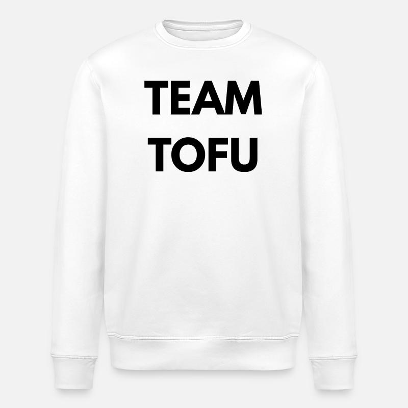 Team Tofu – Vegan Statement - Stanley/Stella Unisex Bio-Sweatshirt ROLLER - Weiß