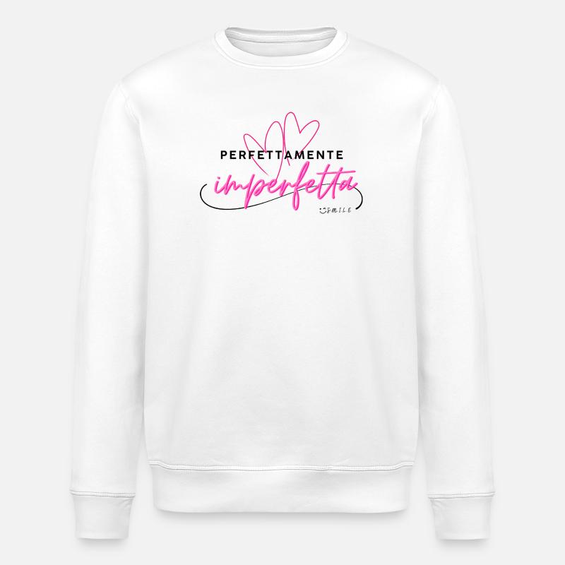 Perfettamente_Imperfetta - Stanley/Stella ROLLER Unisex Organic Sweatshirt - white