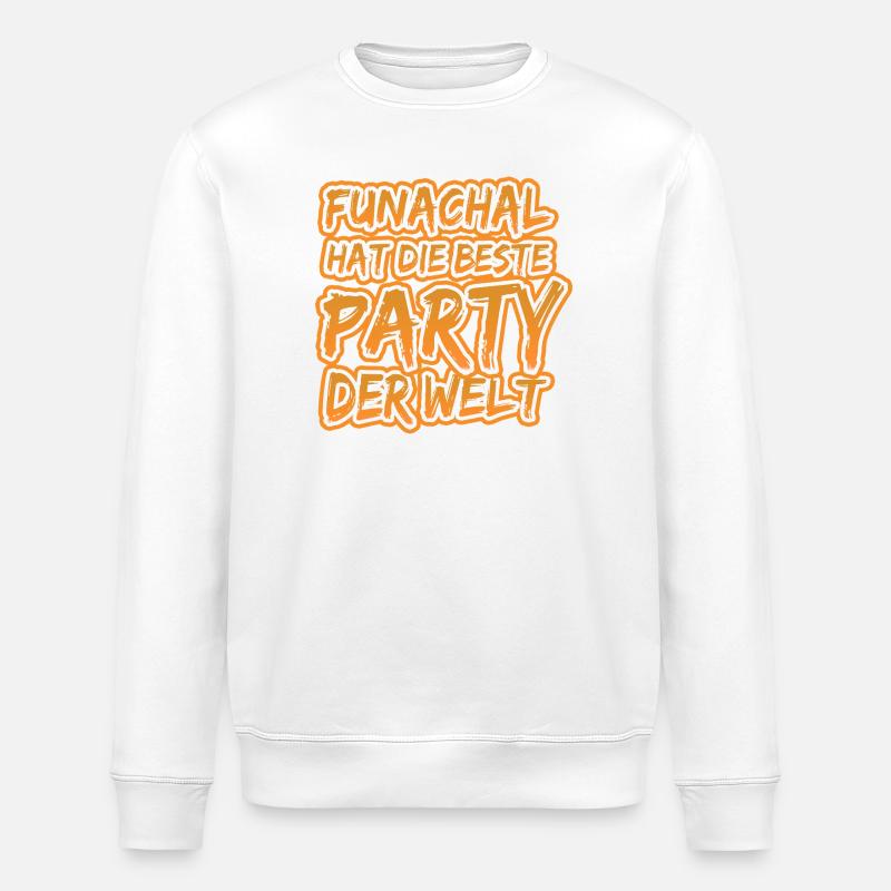 Funachal - Sweat bio ROLLER Stanley/Stella Unisexe - blanc