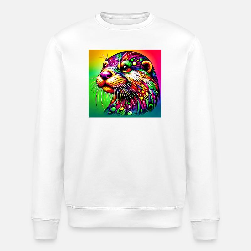 Otter - Stanley/Stella Unisex Bio-Sweatshirt ROLLER - Weiß