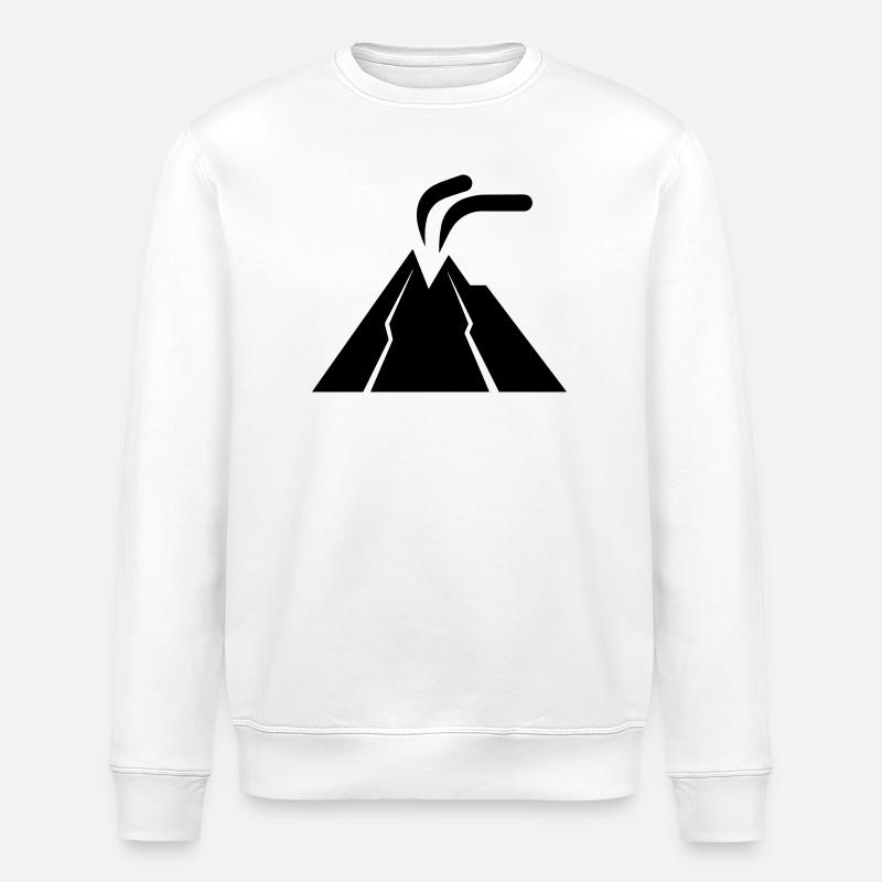 Vulkan - Stanley/Stella Unisex Bio-Sweatshirt ROLLER - Weiß