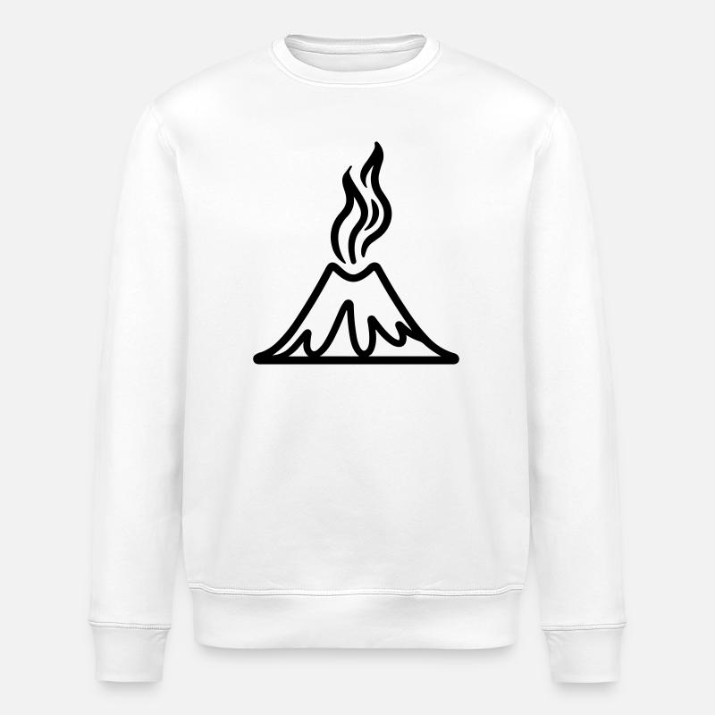 Volcan - Sweat bio ROLLER Stanley/Stella Unisexe - blanc