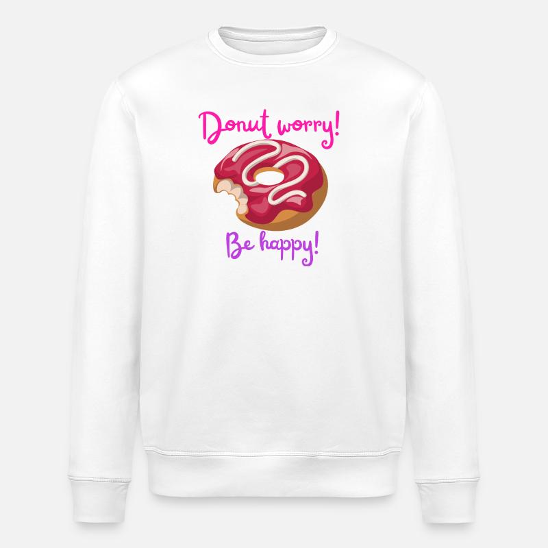 Donut - Stanley/Stella Unisex Bio-Sweatshirt ROLLER - Weiß