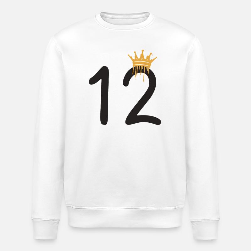 12 - Stanley/Stella Unisex Bio-Sweatshirt ROLLER - Weiß