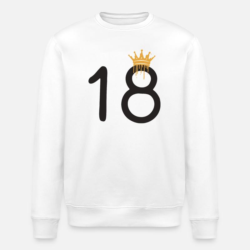 18 - Sweat bio ROLLER Stanley/Stella Unisexe - blanc