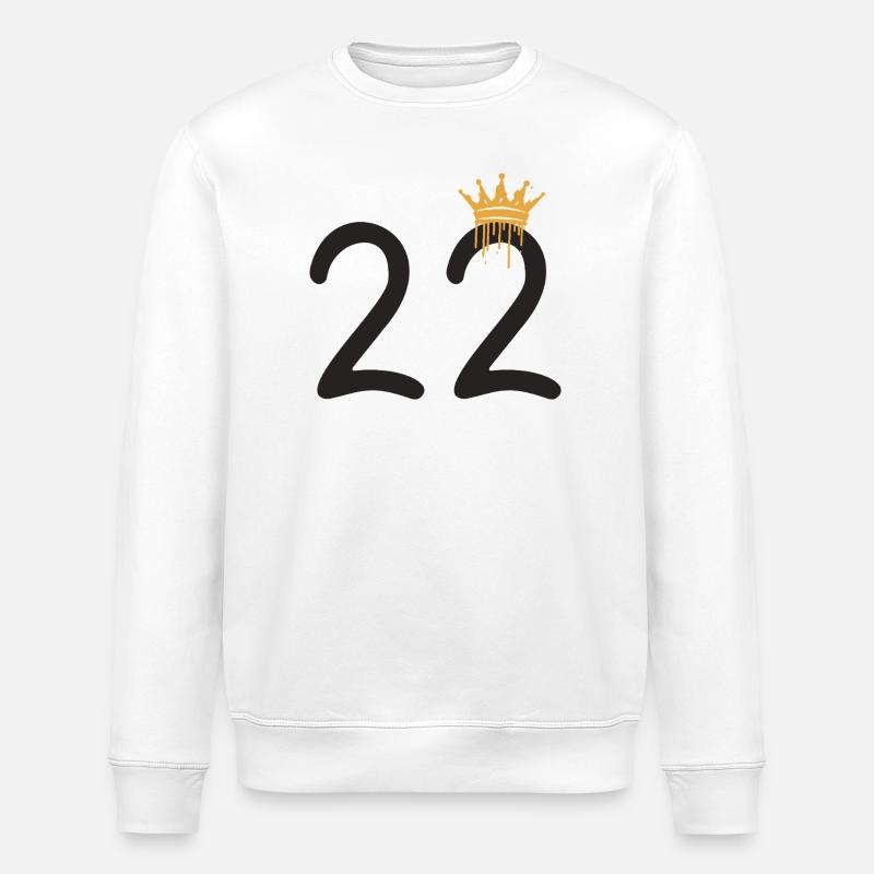 22 - Stanley/Stella Unisex Bio-Sweatshirt ROLLER - Weiß