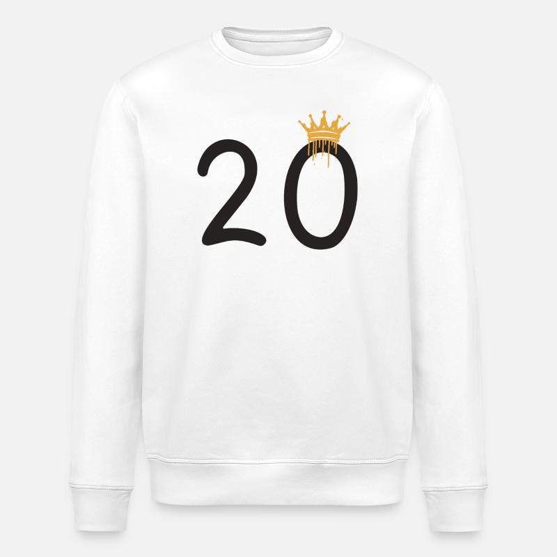 20 - Stanley/Stella ROLLER Unisex Organic Sweatshirt - white