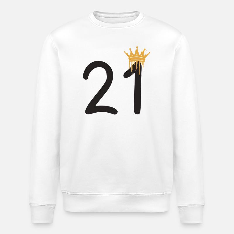 21 - Sweat bio ROLLER Stanley/Stella Unisexe - blanc