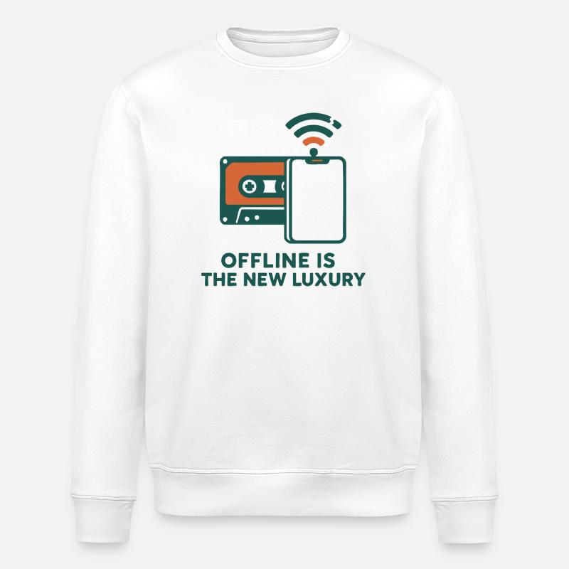 Offline ist der neue Luxus - Stanley/Stella Unisex Bio-Sweatshirt ROLLER - Weiß
