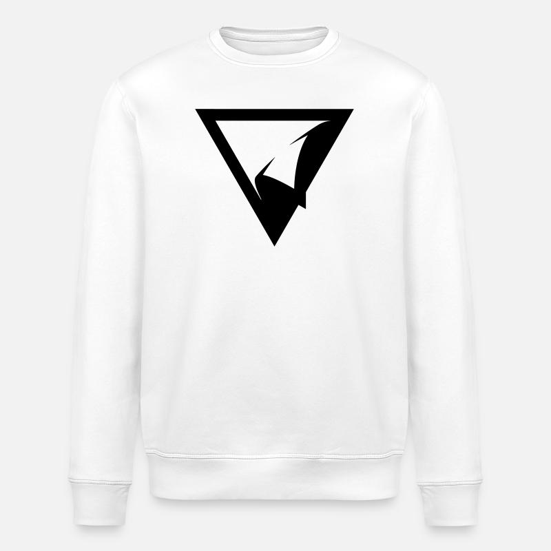 ÉCUSSON TRIANGLE - Sweat bio ROLLER Stanley/Stella Unisexe - blanc