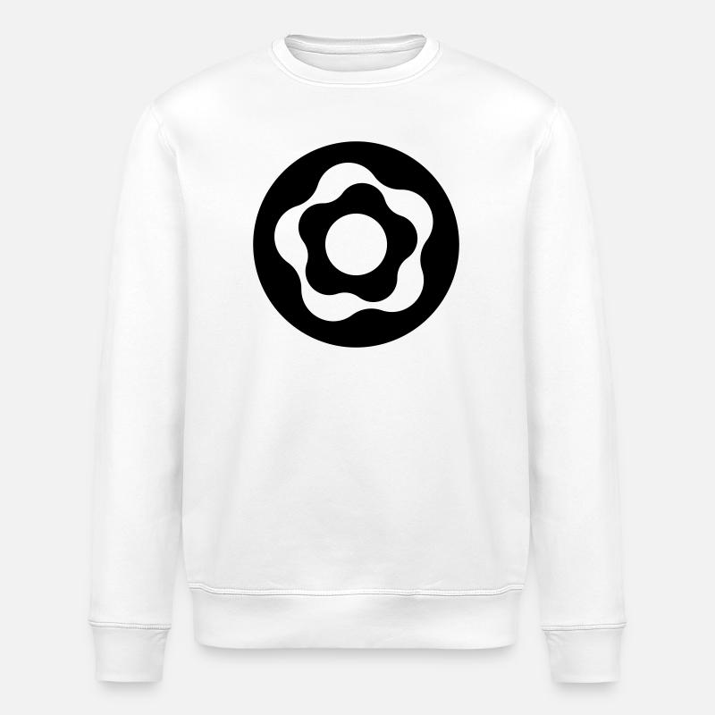 Beignet - Sweat bio ROLLER Stanley/Stella Unisexe - blanc