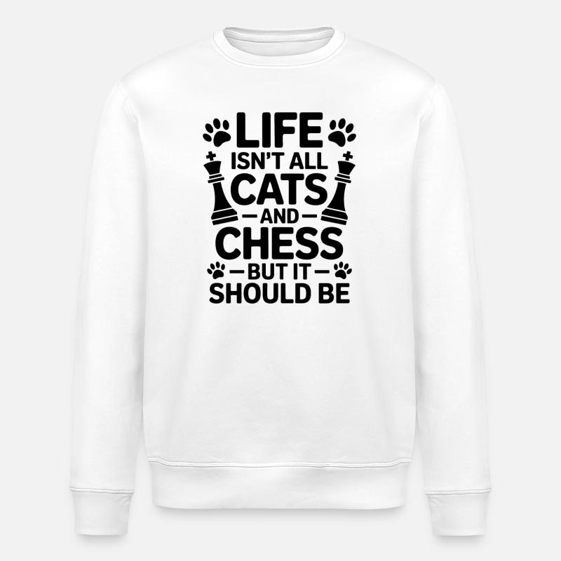 Chess Saying Chat Chess Gift - Sweat bio ROLLER Stanley/Stella Unisexe - blanc