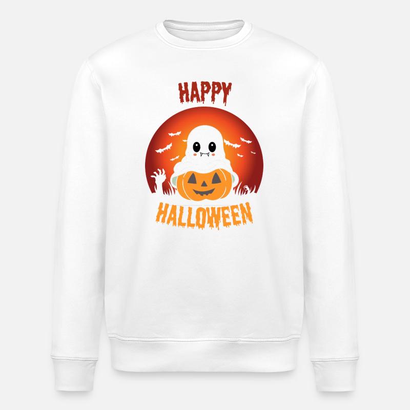 Sprite d’Halloween - Sweat bio ROLLER Stanley/Stella Unisexe - blanc