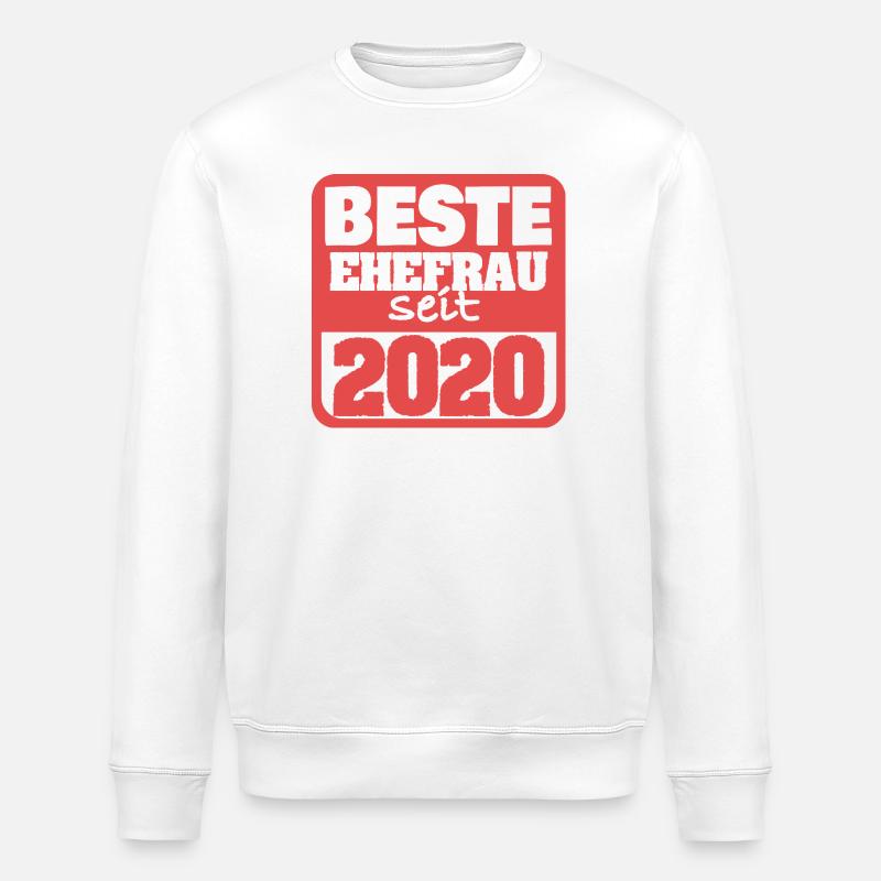 Ehe 2020 - Stanley/Stella Unisex Bio-Sweatshirt ROLLER - Weiß